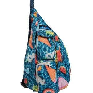 Last 1! NEW Kavu Mini Rope Sling Bag Float Riot